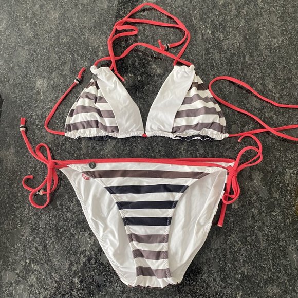 Lole Other - Lole Striped Bikini Reversable